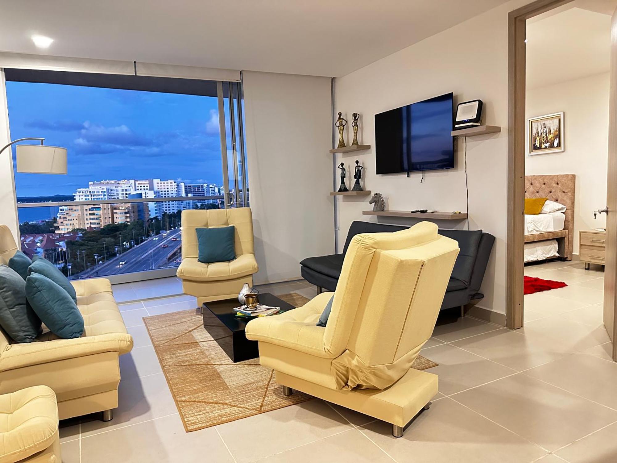 Premium Hub Vista Al Mar 1303 Apartment Cartagena ภายนอก รูปภาพ
